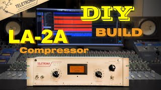 DIY Teletronix LA2A electrooptical compressor CLONE point to point build [upl. by Yaakov552]