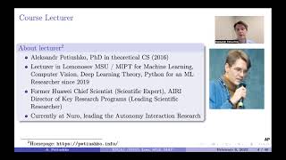 Intro to MLDL Theory Lecture 01 Empirical Risk Loss SGD MLE and MAP KL and CE [upl. by Hayidan]