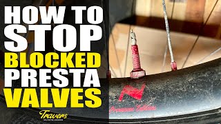 Blocked presta valves Stop sealant build up [upl. by Zebedee945]