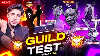 Finally Wait Is Over😈BXL Guild test💥New Legend❓No More Old BXL😔😭  free fire live [upl. by Marchese]