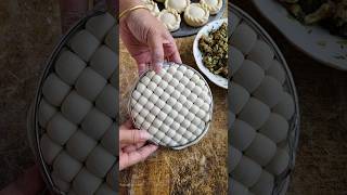 New way to make steamed buns LoveLifeLoveFood chineserecipe baobuns chinesebuns bunlove momos [upl. by Igal]