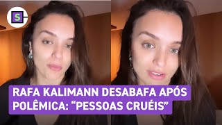 Rafa Kalimann desabafa após polêmica dos bastidores da novela “pessoas cruéis” [upl. by Sylera]