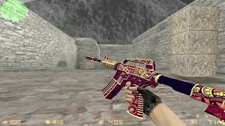 CSGO  M4A1S Chanticos Fire HD Para CS 16 [upl. by Rickard]