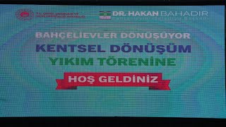 AKIN TEKSTİL SİTESİ YIKIM ve KENTSEL DÖNÜŞÜM TÖRENİ  05122024 [upl. by Ytsihc]