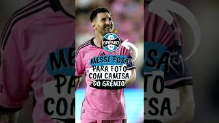 MESSI APARECE EM FOTO COM A CAMISA DO GRÊMIO ccd gremio messi [upl. by Iznek374]