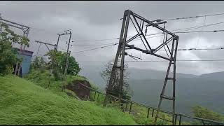 Khandala ghat view point in Rainy season  Khandala to Lonawala Train view khandala lonawala [upl. by Rugg]