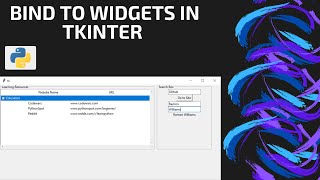 How to Bind to Widgets in Tkinter Python GUI [upl. by Aneeroc998]