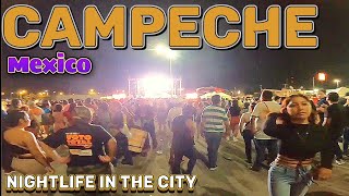 Campeche  amazing nightlife and historical center  Mexico29 [upl. by Heigl]