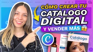 Como HACER UN CATALOGO DIGITAL EN CANVA 2024 [upl. by Adile]