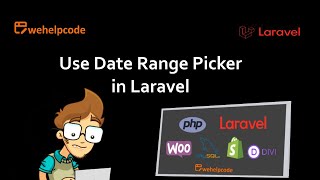 Laravel Tutorial  How to use Date Range Picker in Laravel  We Help Code [upl. by Wesle]