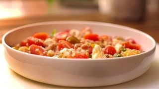 Practicooking Ensalada de tomates cherry coliflor cruda y albahaca fresca [upl. by Allveta]