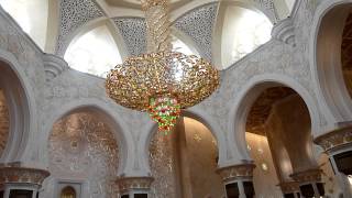 Sheikh Zayed Grand Mosque INSIDE HD1080p [upl. by Morgun]