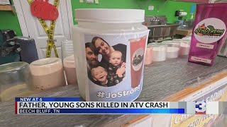 TN business holds fundraiser for family killed in ATV crash [upl. by Ahsetra]