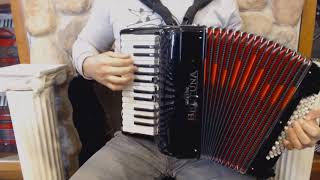 BELTSTUII2660BK  Black Beltuna Studio II Piano Accordion MM 26 60 3499 [upl. by Cassey704]