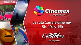 La ruta de la Carrera Cinemex 5k 10k y 15k en Ciudad Universitaria con EnRUTAdos  La barredora [upl. by Stickney]