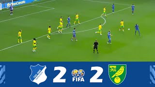 TSG Hoffenheim vs Norwich City 22  Club Friendly 2024  Match Highlights [upl. by Elamrej]