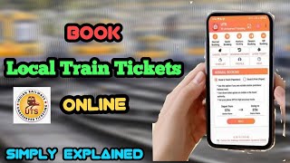 How to book Local Train tickets online  Tamil  UTS local train ticket booking in mobile [upl. by Ardnohsal]