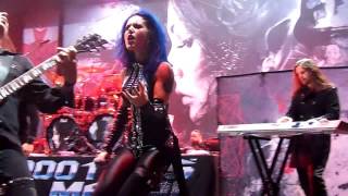 Kamelot feat Alissa WhiteGluz quotMarch of Mephistoquot  70000 Tons of Metal 2316 [upl. by Cohbert]