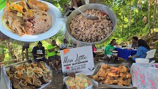 Beautiful GatheringCooking Up ML Fried ChickenEscovitch Fish With Rice amp Peas amp Watermelon Juice [upl. by Farron]