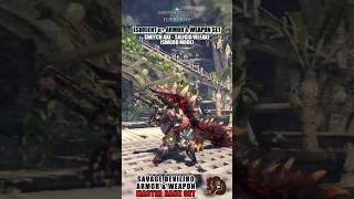 Savage Deviljho Alpha Armor amp Weapon Set  MHW Iceborne monsterhunter armor weapon shorts [upl. by Specht]