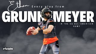 Every play from Ethan Grunkemeyer in the UA AllAmerican Game  PennState Nittany Lions Football [upl. by Netta188]