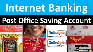 How to Activate Internet Banking for POST OFFICE Saving Bank Account  India Post [upl. by Litnahc]