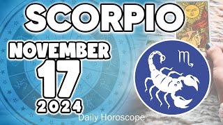 𝐒𝐜𝐨𝐫𝐩𝐢𝐨 ♏ 🤩SPECTACULAR GIFT FALLEN FROM THE SKY❗️🎁 Horoscope for today NOVEMBER 17 2024 🔮 horoscope [upl. by Mcgruter]