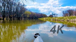 Calm Beautiful Afternoon 4K River Kayaking Expedition [upl. by Leile69]