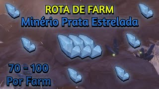 Rota de Farm Minério Prata Estrelada  70 A 100 Minérios  Genshin impact [upl. by Kemble]