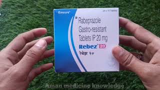 Rabeprazole GastroResistant Tablet IP 20 mg use in hindi review [upl. by Mueller]