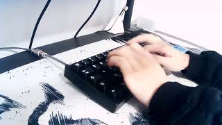 TGR x SINGA Unikorn with lubed Cherry MX Browns Typing Sounds ASMR [upl. by Amari968]