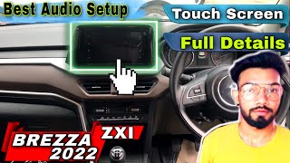 Brezza 2022 ZXI Infotainment System Features and Setting [upl. by Purdum616]