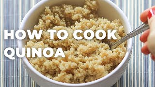 HOW TO COOK QUINOA simplest way [upl. by Nikos224]