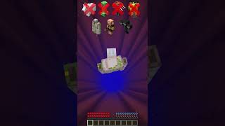 Water Gap Battle Which Mob Will Survive minecraft meme memes shorts [upl. by Farkas]