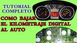 Como Bajar el Kilometraje Digital al Auto  Reprogramar tableros digital odometro [upl. by Bainter565]