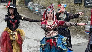 North Wind Tribal Dancers  Live Performance 4  Haworth Steampunk Weekend 2024 [upl. by Enelyw635]