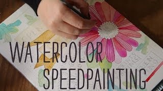 Watercolor Speedpainting Open Studio Sale [upl. by Vargas]