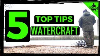 5 CARP FISHING WATERCRAFT TIPS [upl. by Arhsub]