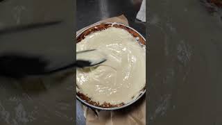 OATMEAL CRÈME CHEESECAKE PIE 🤯🤤🍰 littledebbie falldesserts cheesecake baking baker [upl. by Krischer]