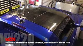 DIY Carbon Fibre Roof Panel Skinning [upl. by Baoj851]