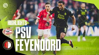 Highlights  PSV  Feyenoord  Eredivisie 20232024 [upl. by Nyhagen]