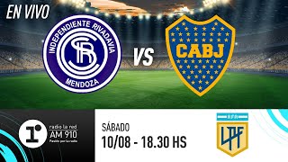 INDEPENDIENTE RIVADAVIA VS BOCA  LIGA PROFESIONAL  EN VIVO RADIO LA RED [upl. by Laeno]