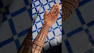 New bridal mehndi design for bridal hand  mehndidesign mehndi mehandi youtubeshorts shortvideo [upl. by Erlina]