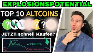 Diese 10 ALTCOINS haben MASSIVES POTENTIAL und sind noch GÜNSTIG ✅ [upl. by Rothschild]