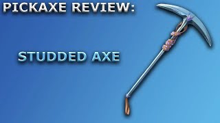 Studded Axe Pickaxe Review  Sound Showcase  Fortnite Battle Royale [upl. by Darcia152]