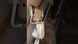 Harmar Folding Rail Stairlift [upl. by Nagiem]