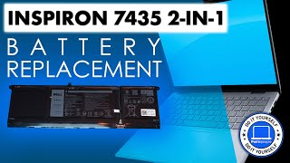 How To Replace Your Battery  Dell Inspiron 14 7435 2in1 [upl. by Arno785]