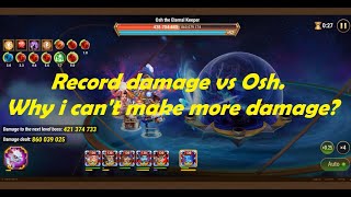 172Bil vs 160 Osh How to kill Osh 2 times Record damage in Asgard HeroWars Dominion Era [upl. by Anuahsal]