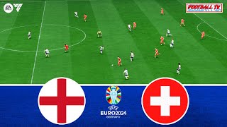 ENGLAND vs SWITZERLAND UEFA EURO 2024 Full Match All Goals ftv [upl. by Solracnauj]