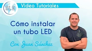 Cómo instalar un tubo LED T8 [upl. by Aelram936]